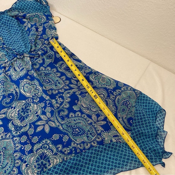 Speechless | Blue Sun Dress size 16 paisley print - Picture 9 of 13